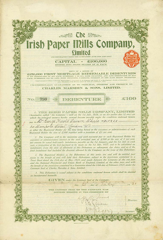 Irish Paper Mills Company, Limited