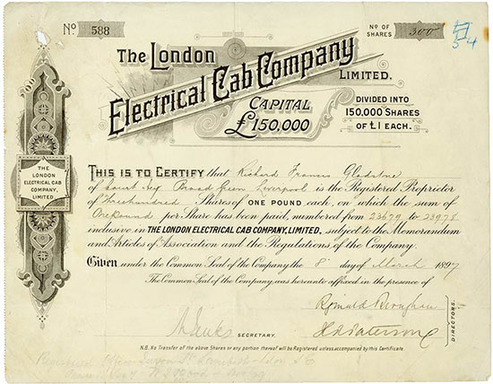 London Electrical Cab Company Limited