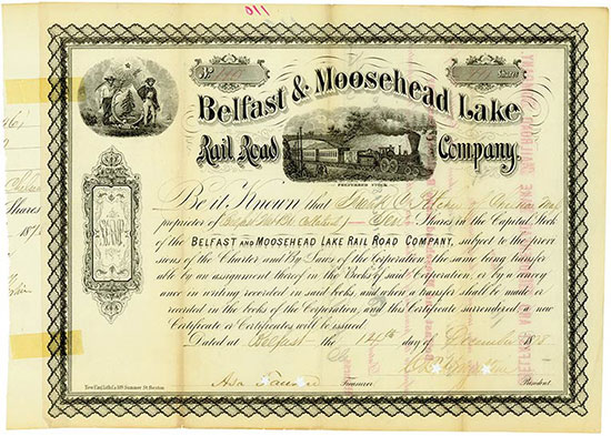 Belfast & Moosehead Lake Rail Road Company