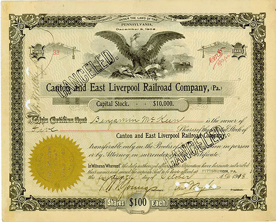 Canton and East Liverpool Railroad Company
