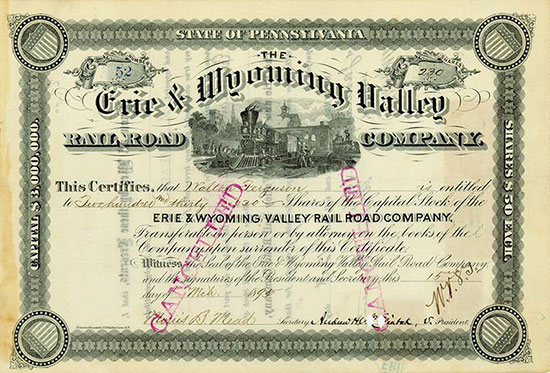 Erie & Wyoming Valley Railroad Company