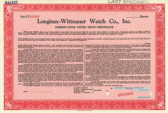 Longines-Wittnauer Watch Co., Inc.