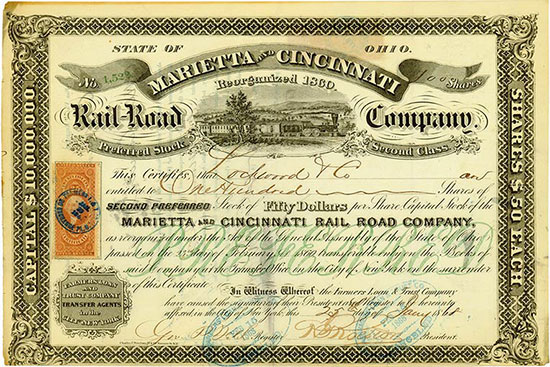 Marietta and Cincinnati Rail-Road Company