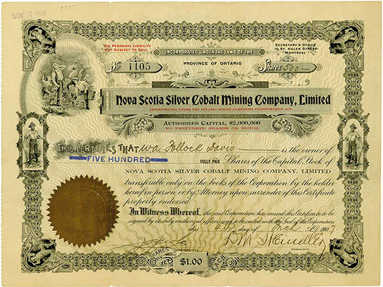 Nova Scotia Silver Cobalt Mining Company, Limited