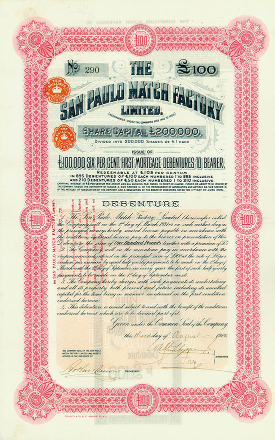 San Paulo Match Factory Limited