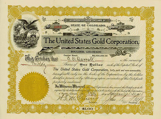 United States Gold Corporation