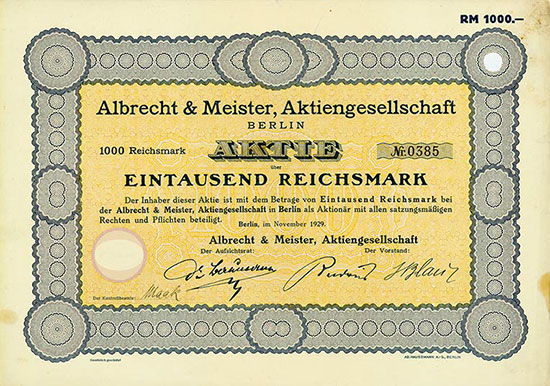 Albrecht & Meister AG