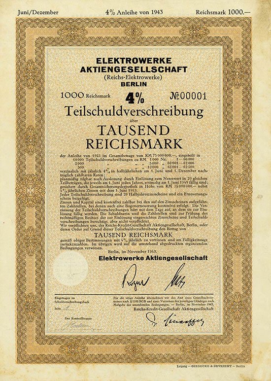 Elektrowerke Aktiengesellschaft (Reichs-Elektrowerke)