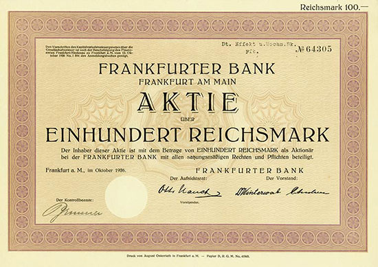 Frankfurter Bank