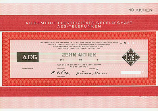 Allgemeine Elektricitäts-Gesellschaft AEG-Telefunken