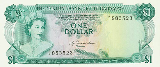 Bahamas - Central Bank of the Bahamas - Pick 35a - Linzmayer B301a