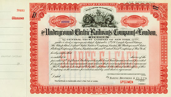 Underground Electric Railways Company of London, Limited