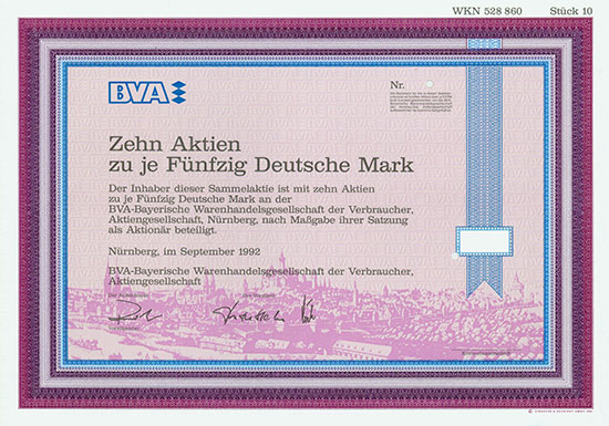 BVA-Bayerische Warenhandelsgesellschaft der Verbraucher, AG