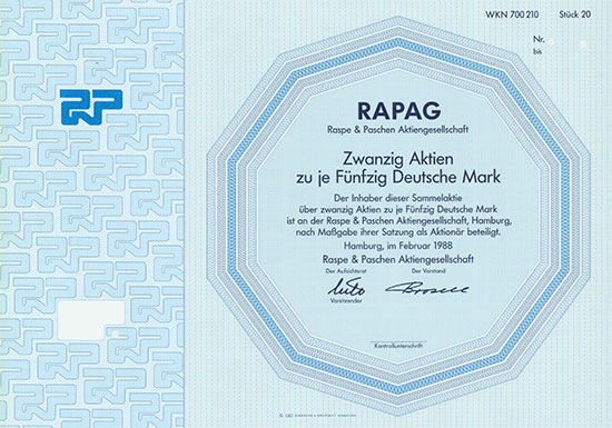 Raspe & Paschen AG