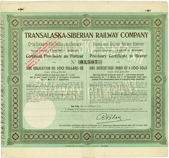 Transalaska-Siberian Railway Company