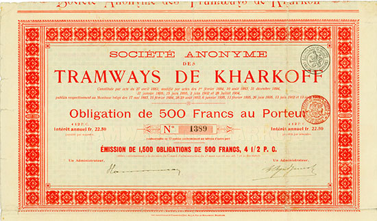 Société Anonyme des Tramways  de Kharkoff