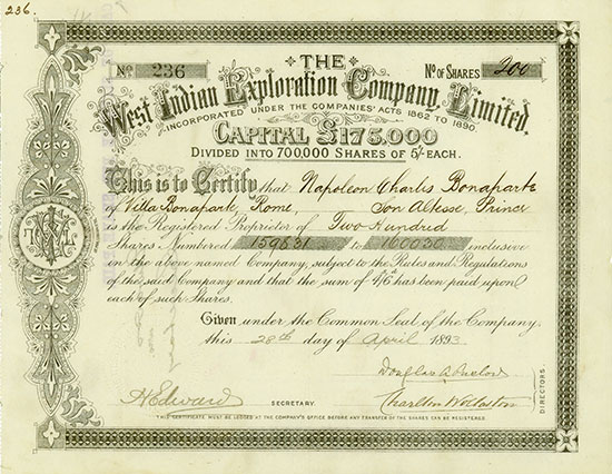 West Indian Exploration Company, Limited