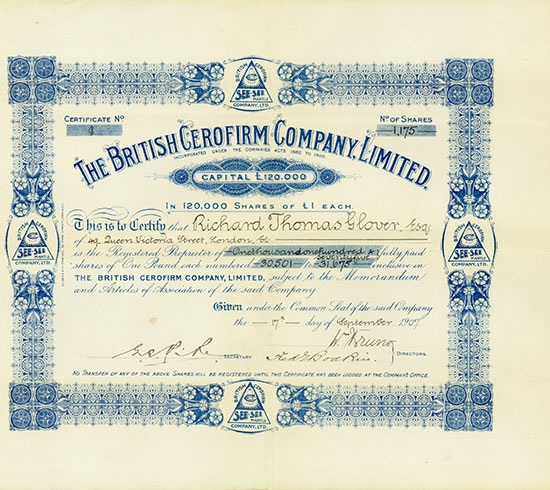 British Cerofirm Company, Limited