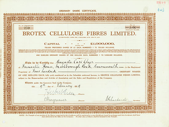 Brotex Cellulose Fibres Limited