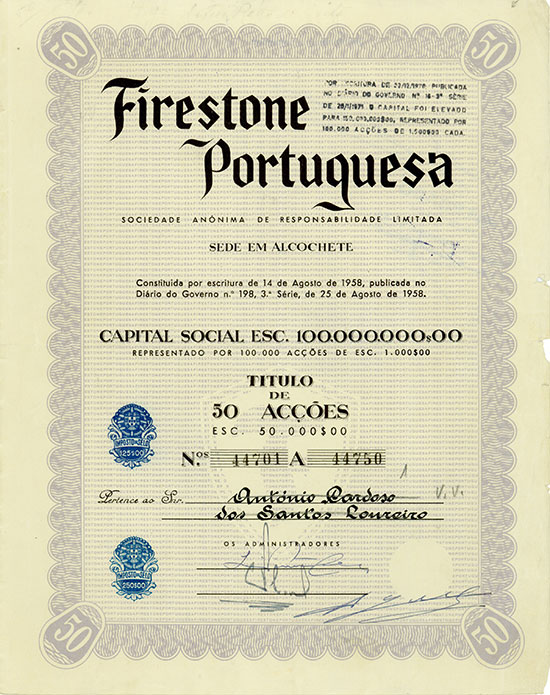 Firestone Portuguesa Sociedade Anónima