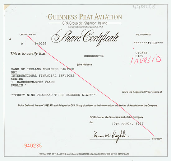 Guinness Peat Aviation GPA Group plc