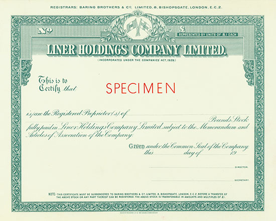 Liner Holdings Company Limited