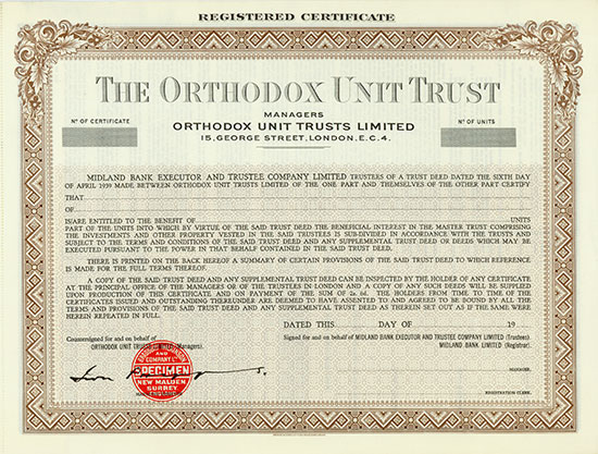 Orthodox Unit Trust