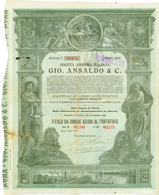 Società Anonima Italiana Gio. Ansaldo & C.