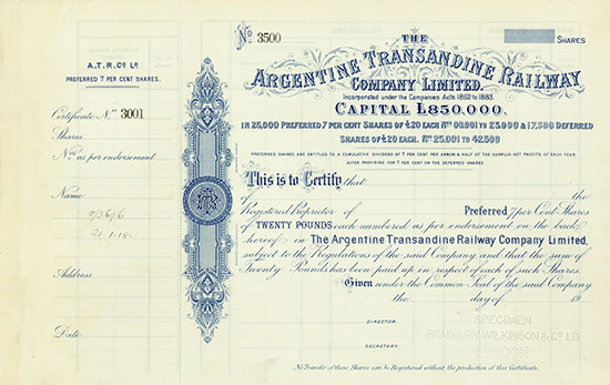 Argentine Transandine Railway Company Limited