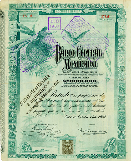 Banco Central Mexicano Sociedad Anónima