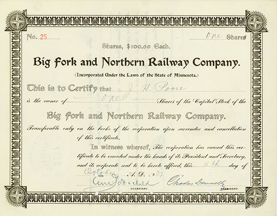 Big Fork & Northern Railway Company