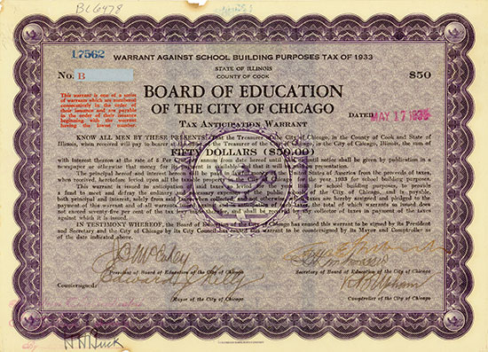 Board of Education of the City of Chicago