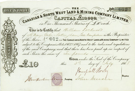Canadian & North West Land & Mining Company Limited