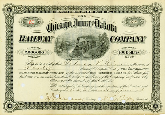 Chicago, Iowa and Dakota Railway Company