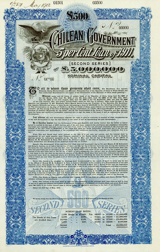 Chilean Government 5 % Loan of 1911