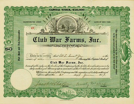 Club War Farms, Inc.