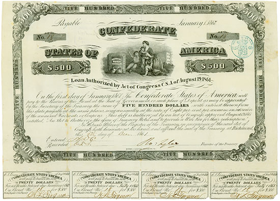 Confederate States of America (Ball 43, Criswell 53)