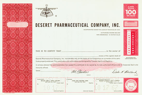 Deseret Pharmaceutical Company, Inc.
