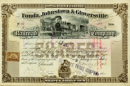 Fonda, Johnstown & Gloversville Railroad Company
