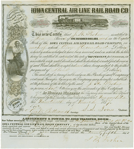 Iowa Central Air Line Rail Raod Co.