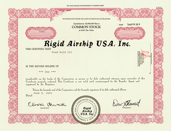 Rigid Airschip USA, Inc.