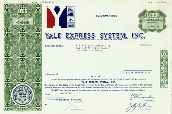 Yale Express System, Inc.