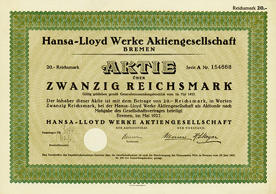 Hansa-Lloyd Werke AG