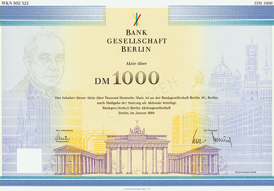 Bankgesellschaft Berlin AG