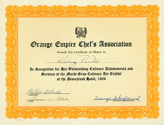 Orange Empire Chef's Association