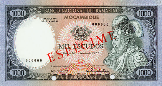 Mozambique - Banco Nacional Ultramarino-Moçambique - Pick 112s