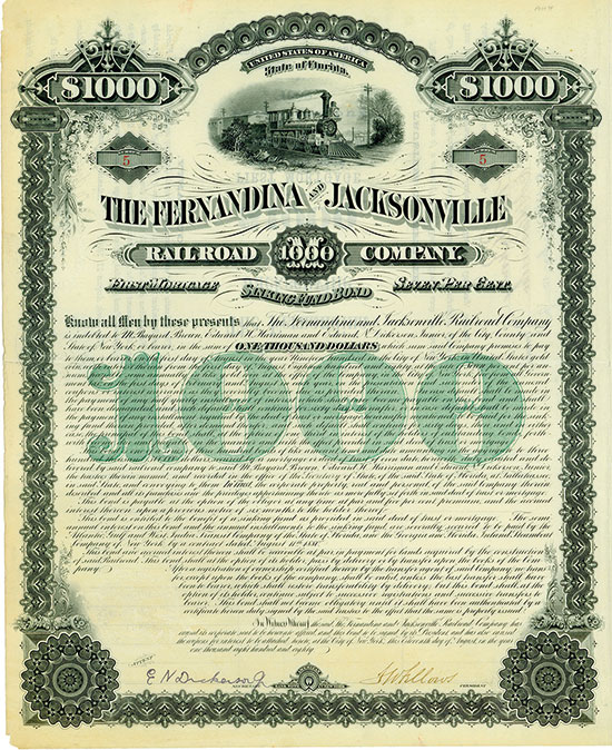 Fernandina and Jacksonville Railroad Company