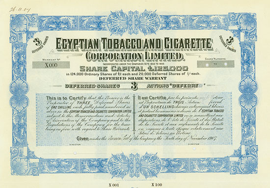 Egyptian Tobacco and Cigarette Corporation Limited