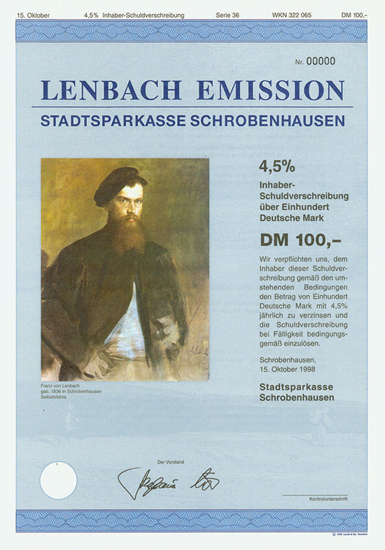 Stadtsparkasse Schrobenhausen (Lenbach Emission)