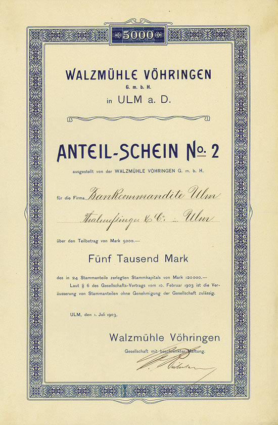 Walzmühle Vöhringen GmbH